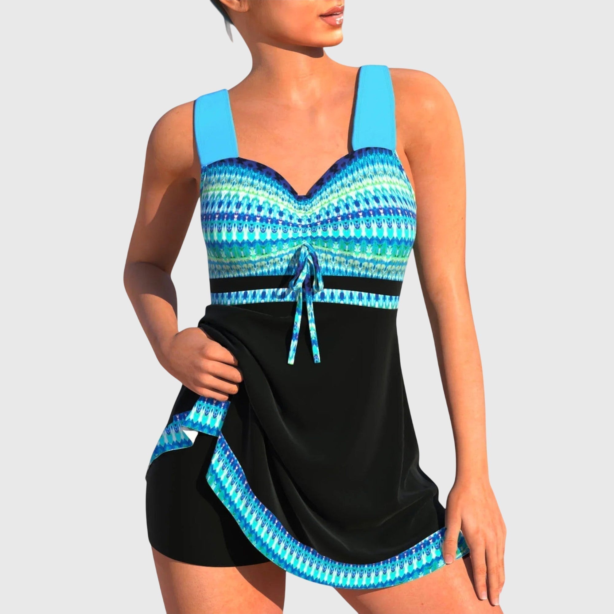 Maribel | Colourful Two-Piece Swim Set