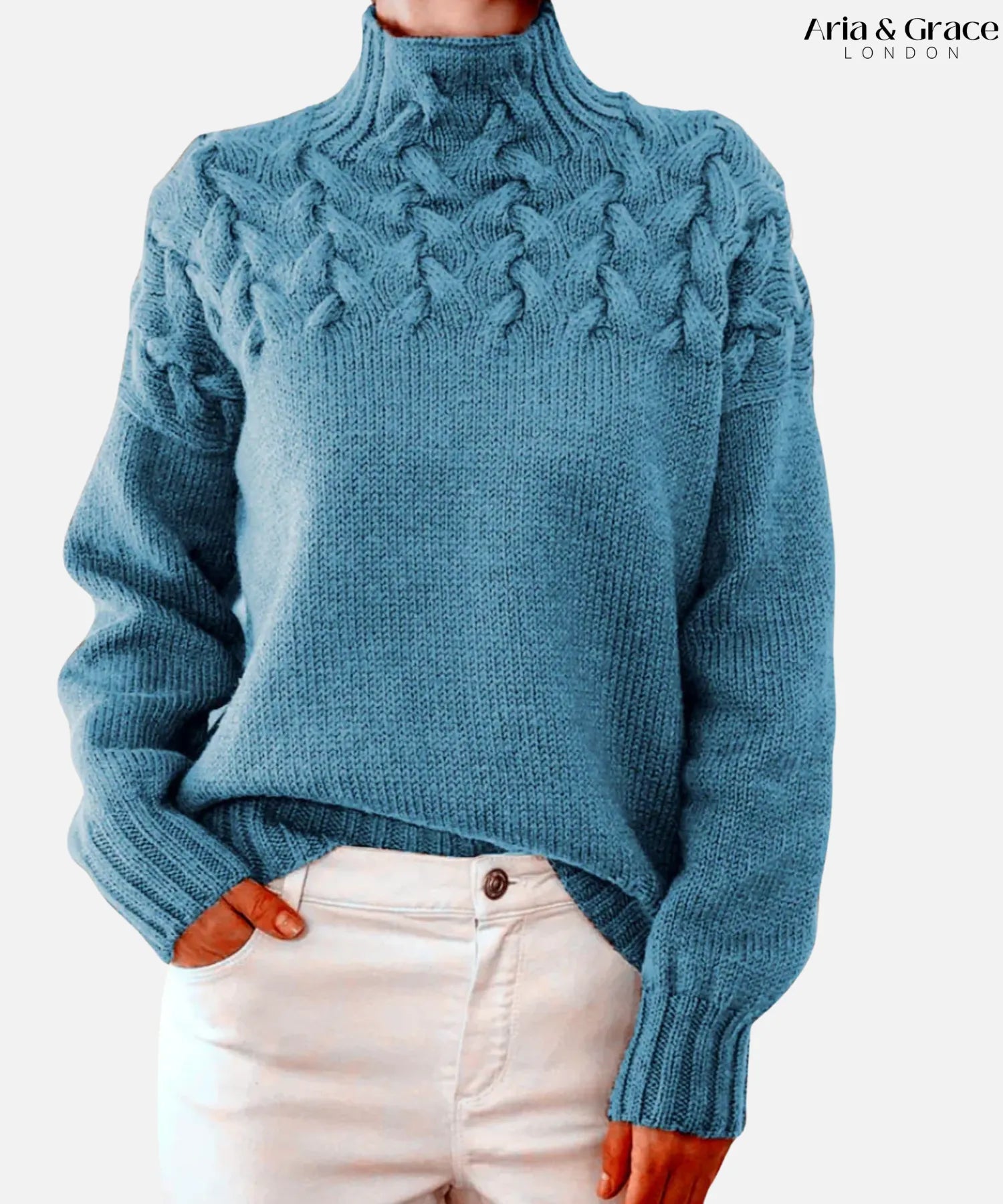Charlotte | Cozy Turtleneck Knit Sweater