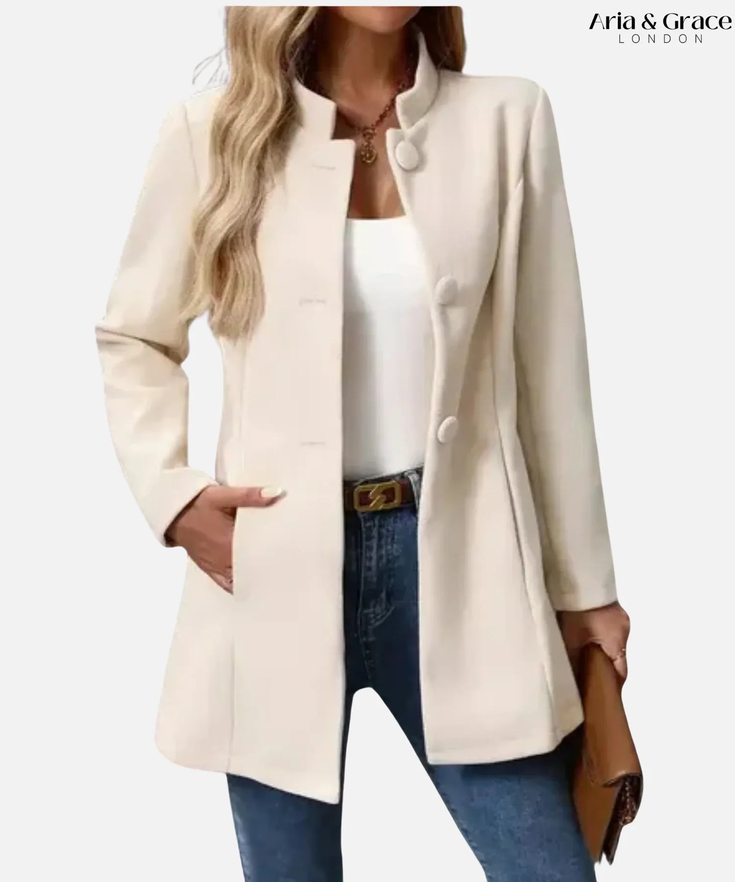 Amara – Fashionable Single-Breasted Blazer