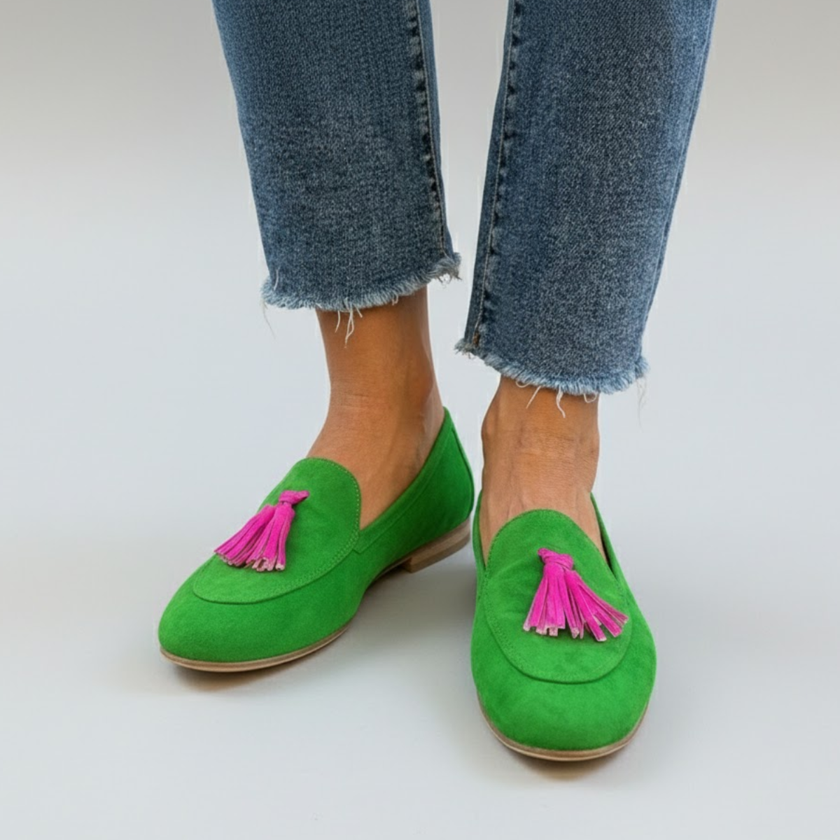 Mandy Tassel-Embellished Loafers