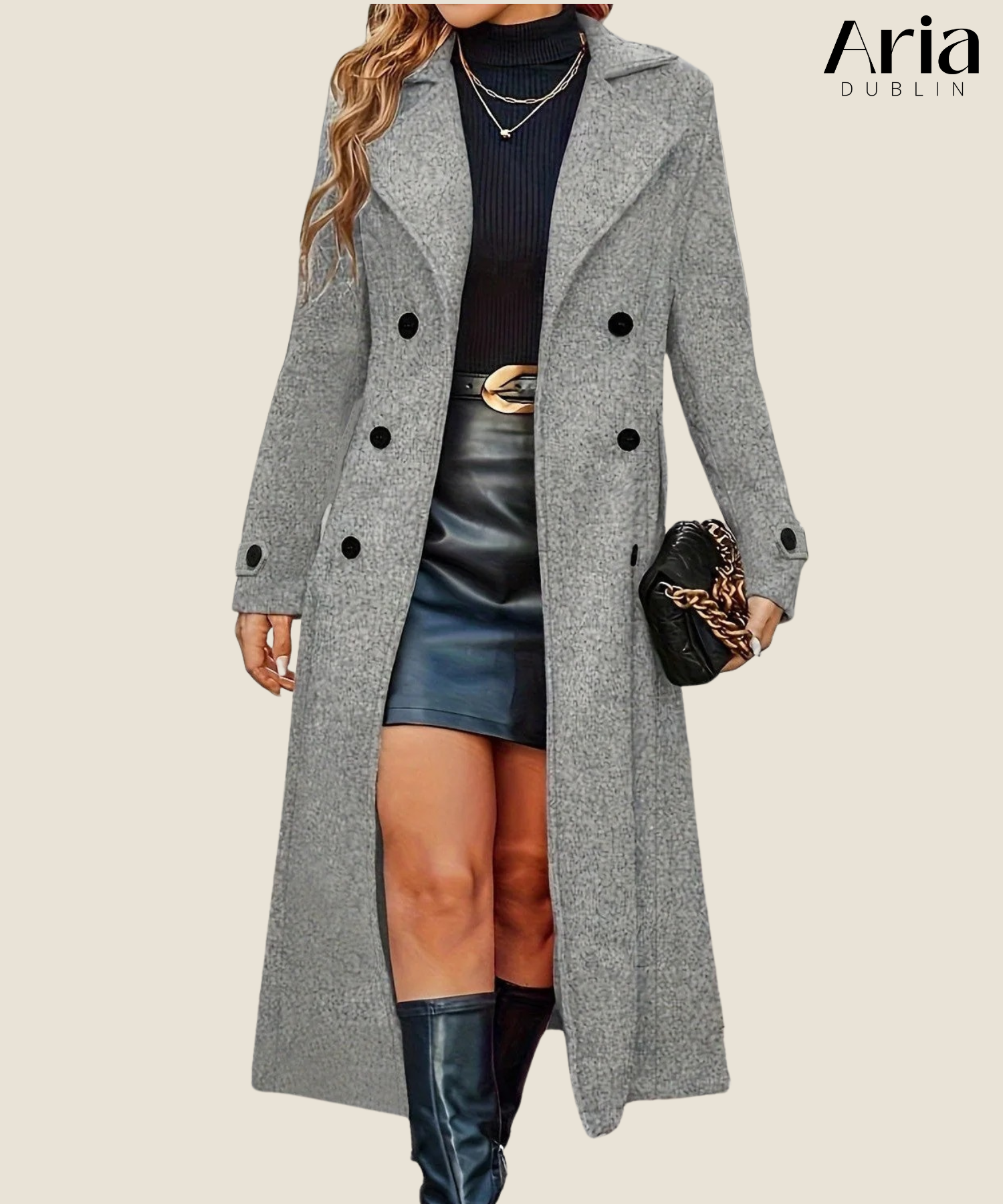 Adriana | Timeless Double-Breasted Winter Coat