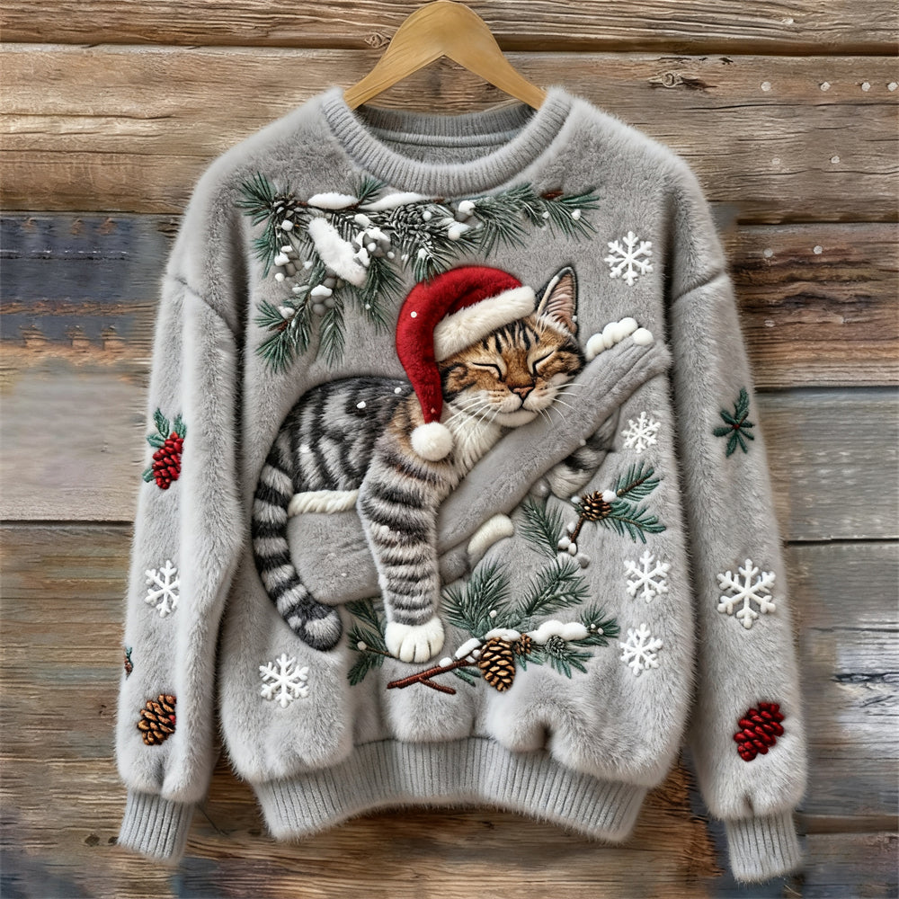 Christmas Cat Sweater