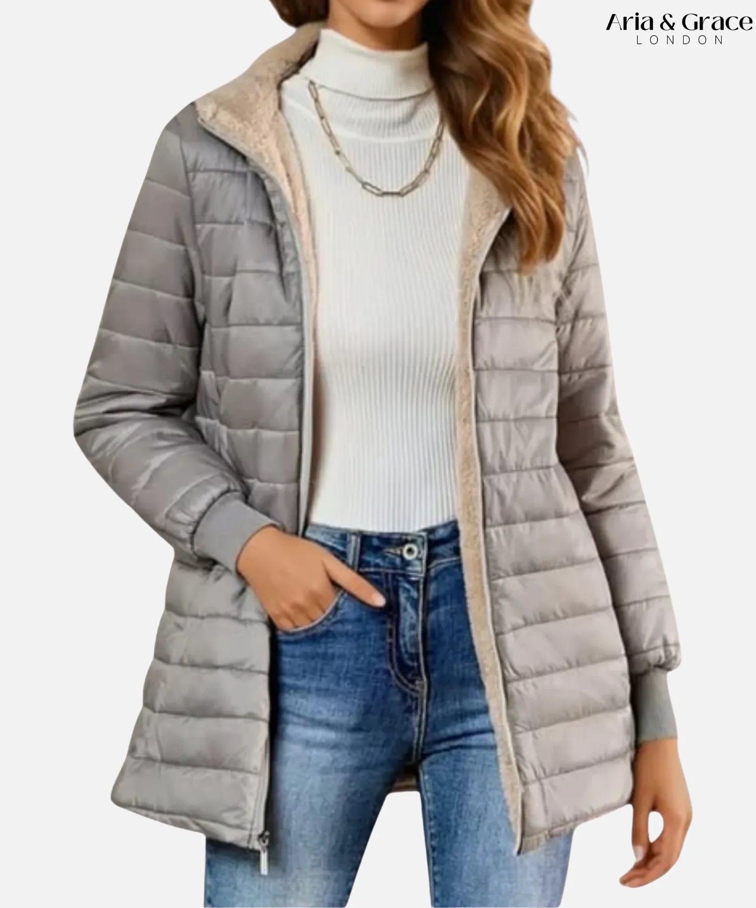Caroline | Sherpa-Lined Winter Coat