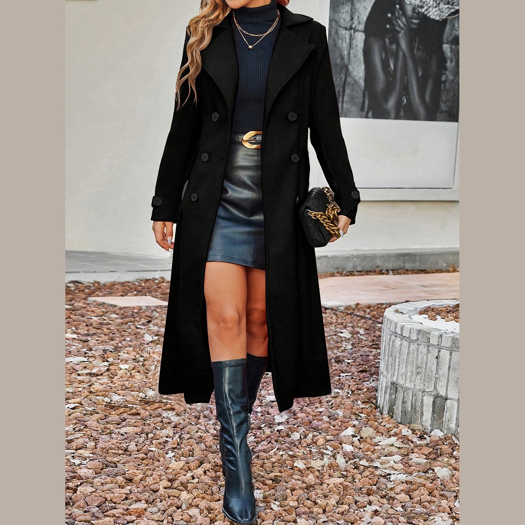 Adriana | Timeless Double-Breasted Winter Coat