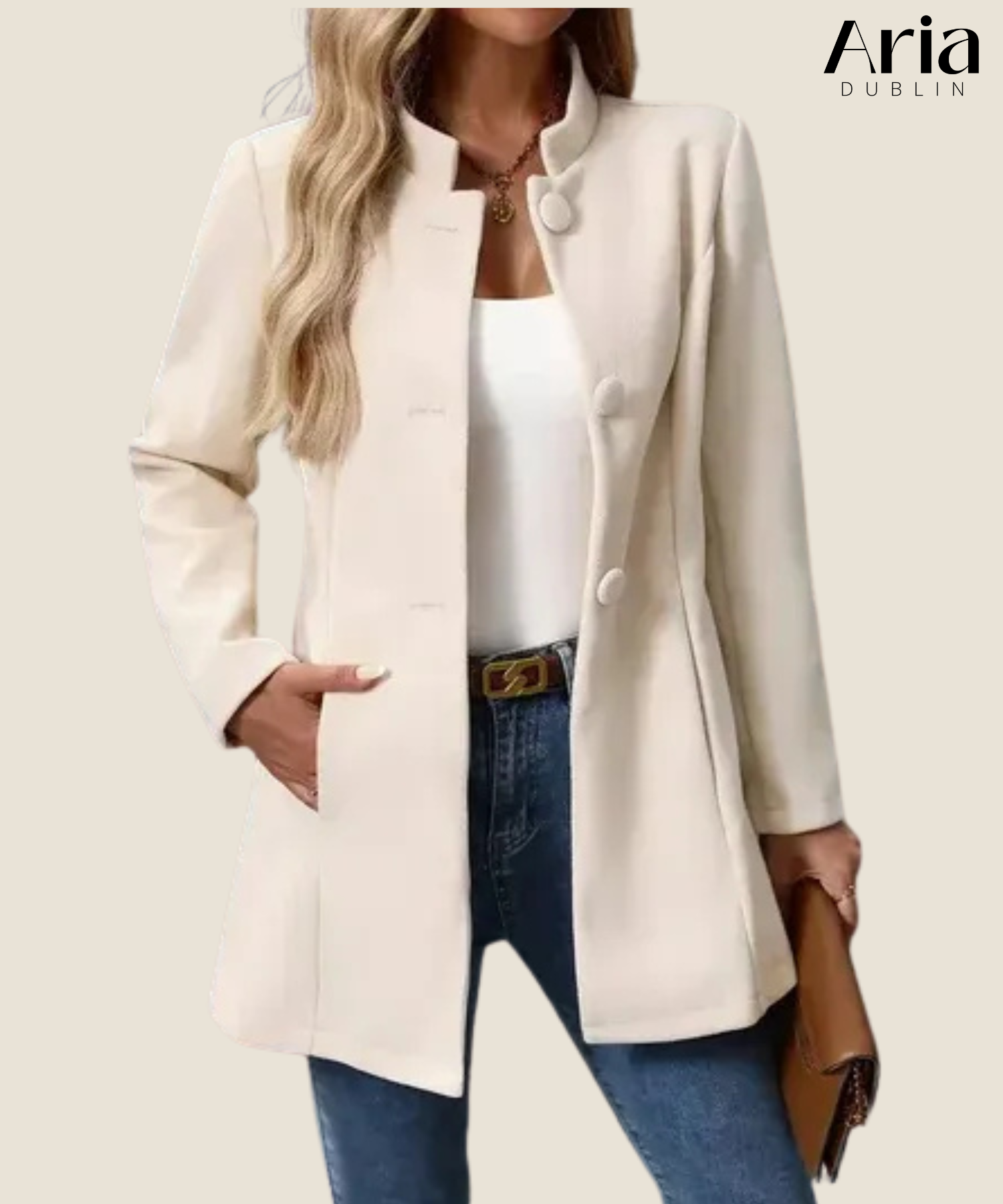 Amara – Fashionable Single-Breasted Blazer