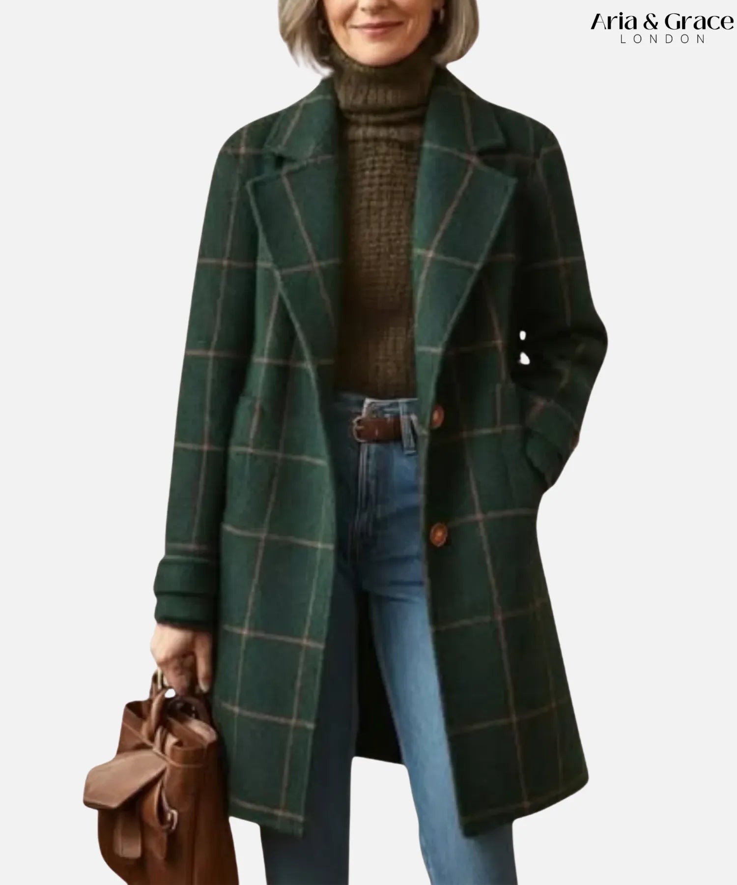 Luxury Retro Tweed Coat