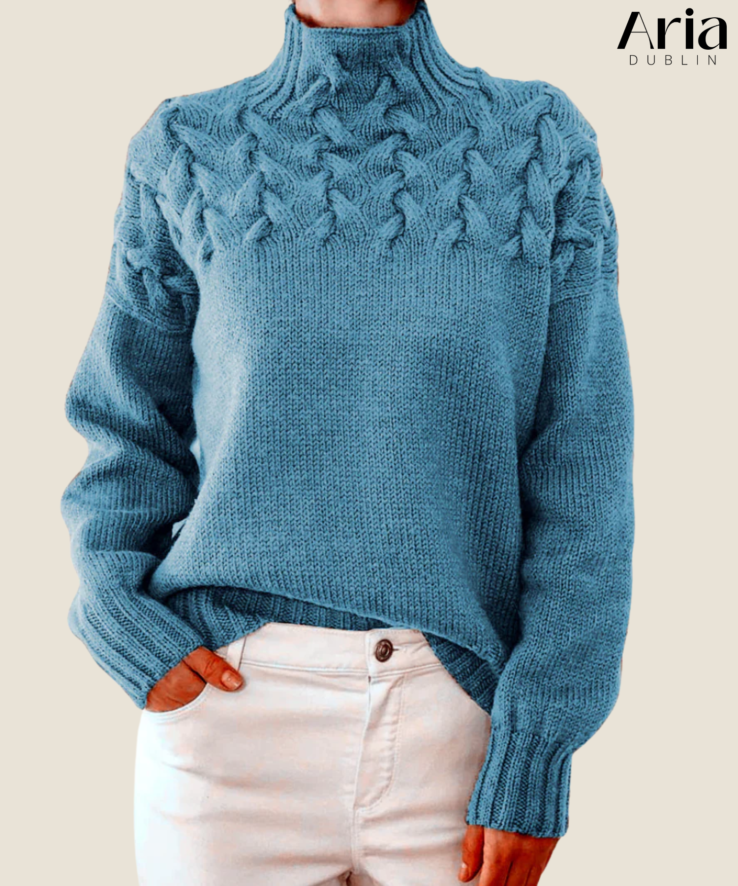Charlotte | Cozy Turtleneck Knit Sweater