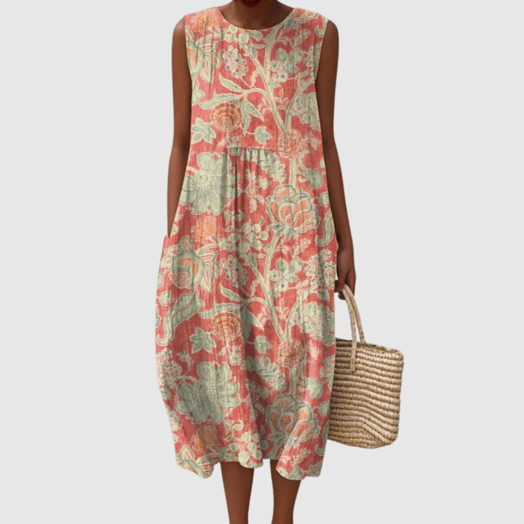 Beth | Floral Midi Dress