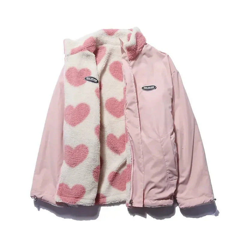 Evelyn | Reversible Hearts Jacket