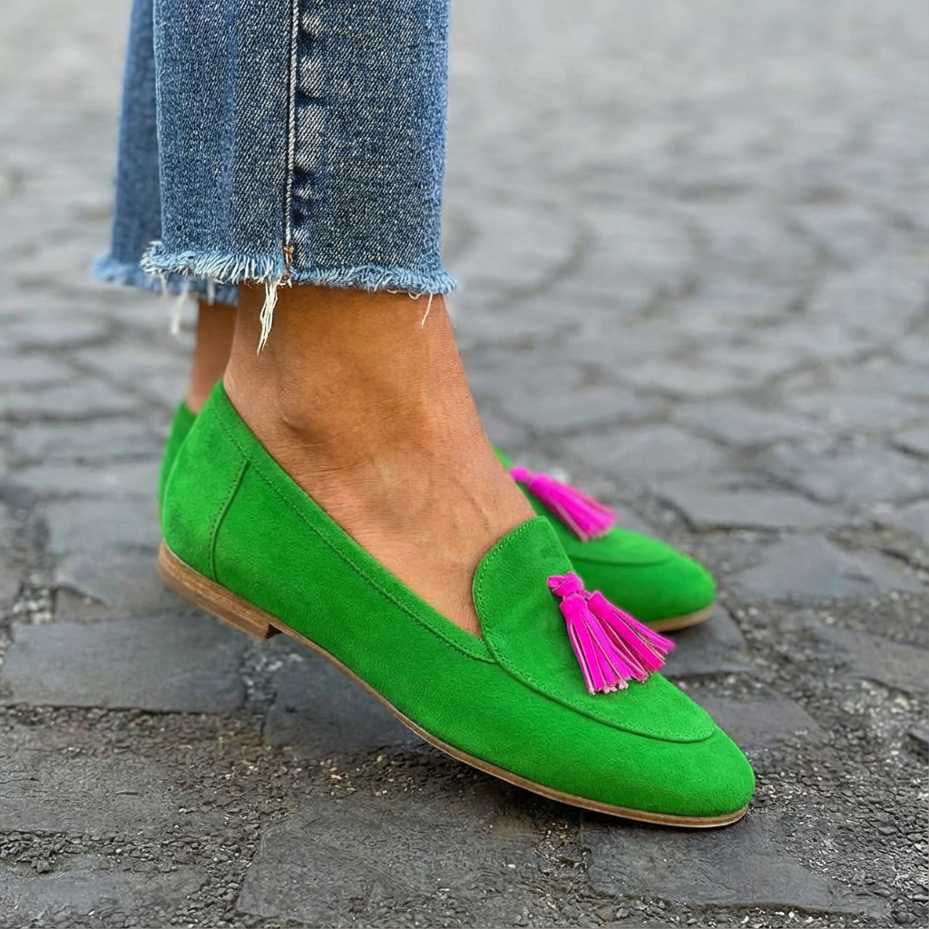 Mandy Tassel-Embellished Loafers