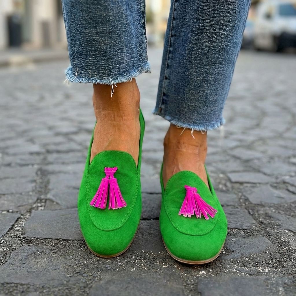 Mandy Tassel-Embellished Loafers