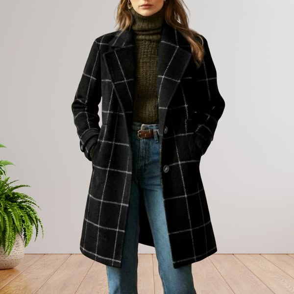 Luxury Retro Tweed Coat