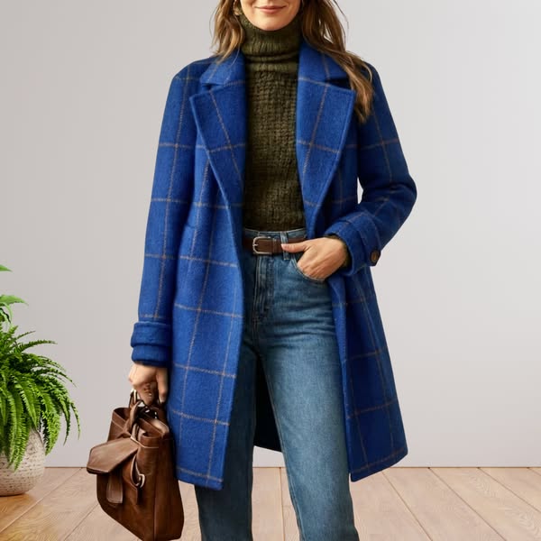 Luxury Retro Tweed Coat