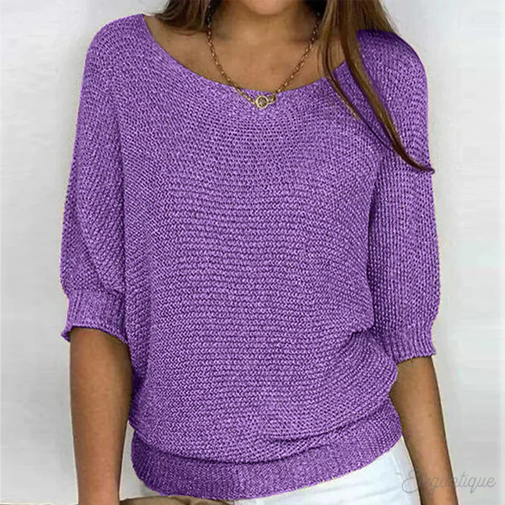 Ava - Elegant Knit Sweater