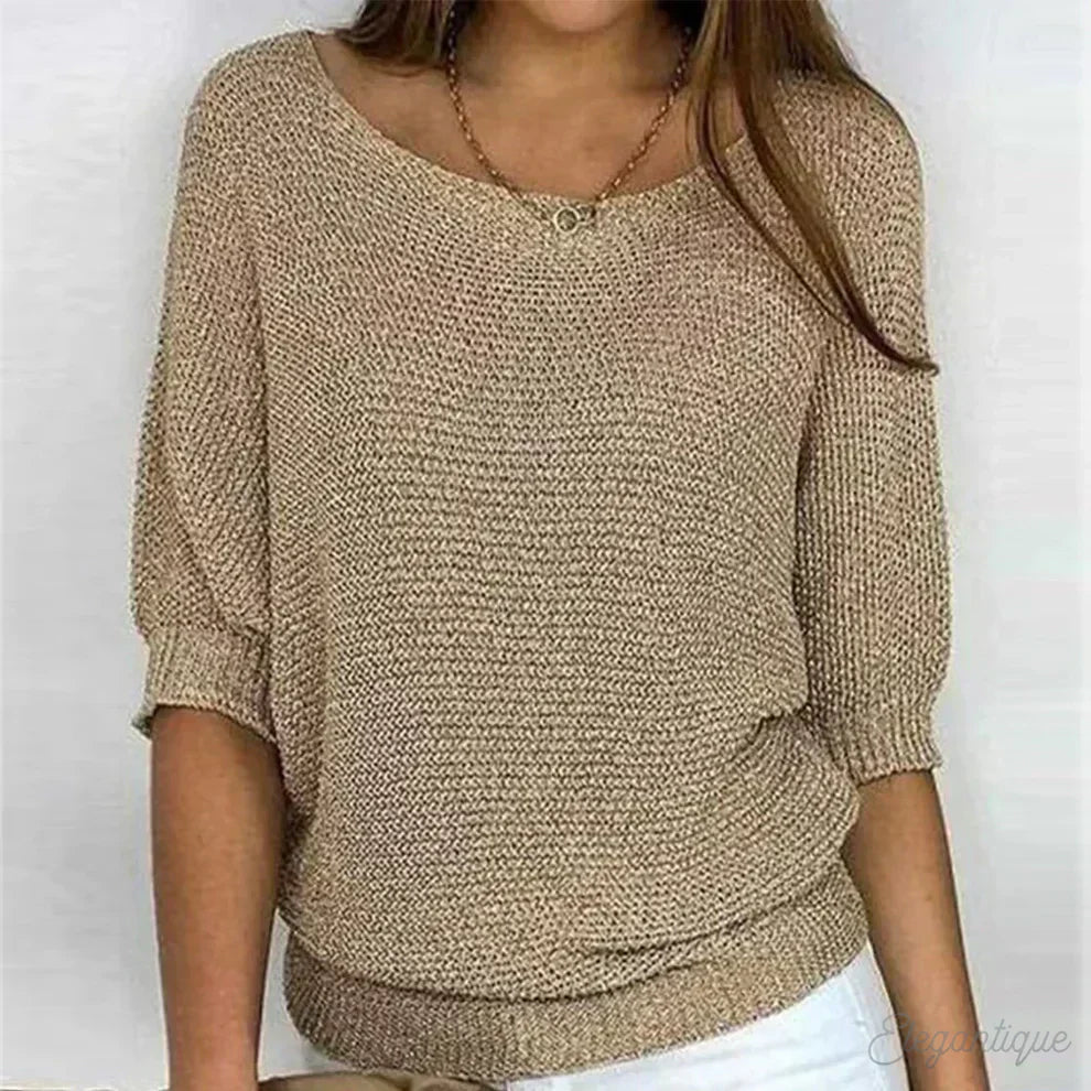 Ava - Elegant Knit Sweater