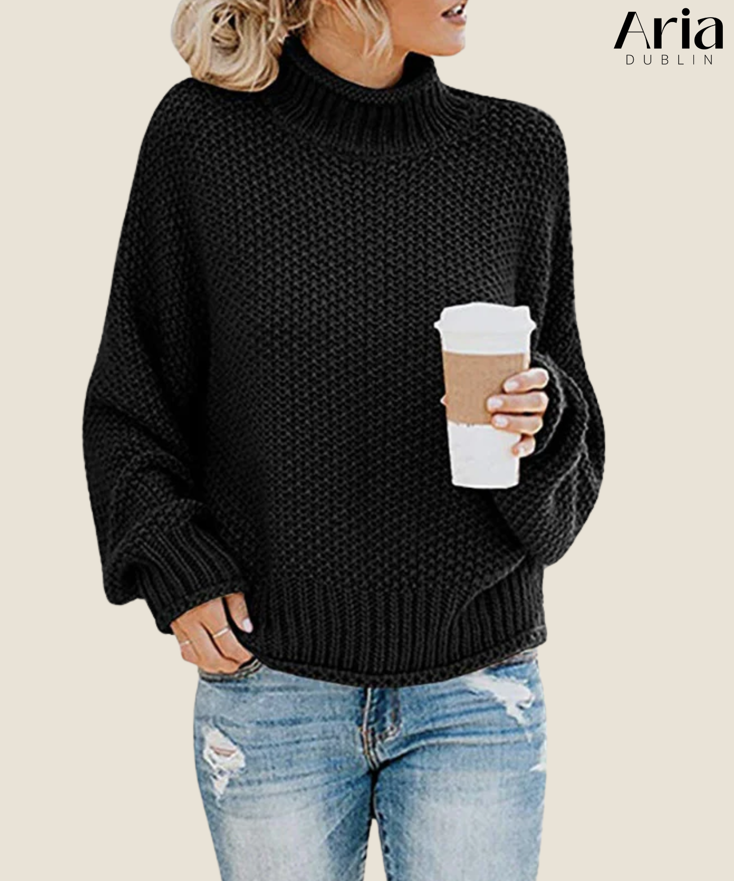 Ellie - Snug Turtleneck Pullover