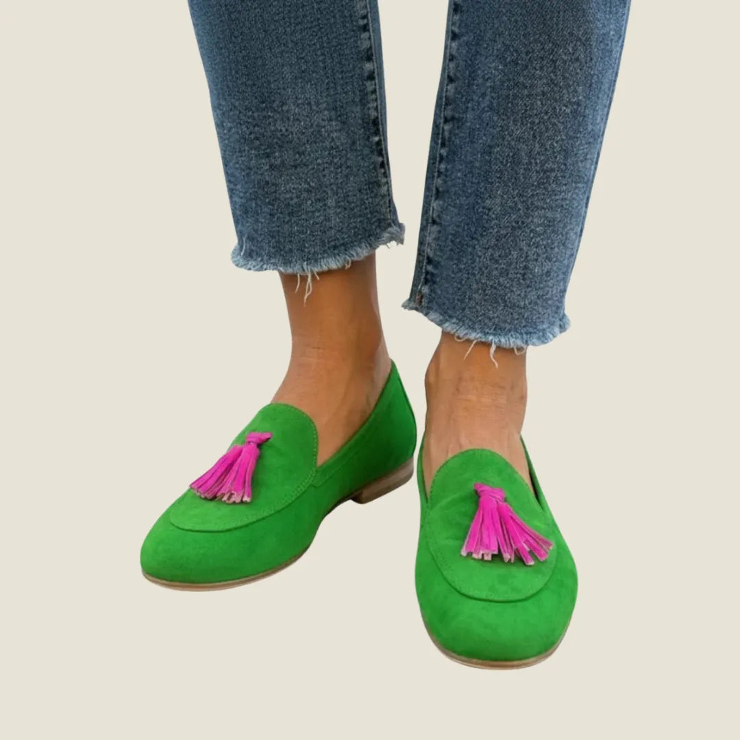 Mandy Tassel-Embellished Loafers