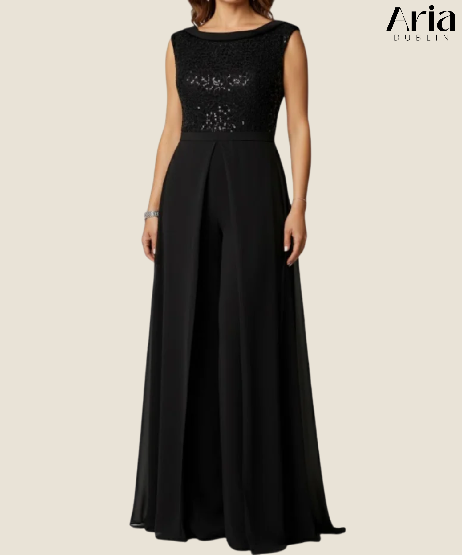 Zoraida Quinn | Stylish Sleeveless Jumpsuit Dress