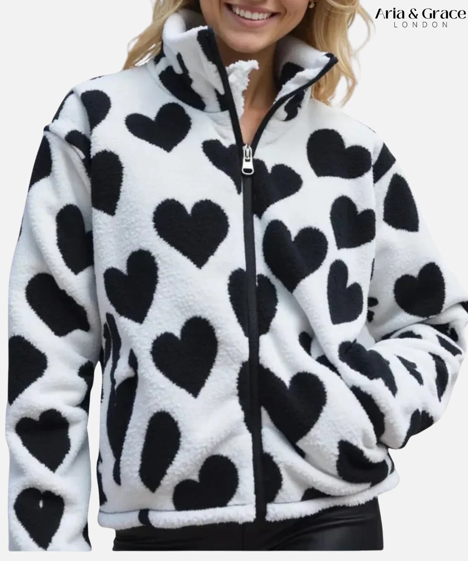 Evelyn | Reversible Hearts Jacket