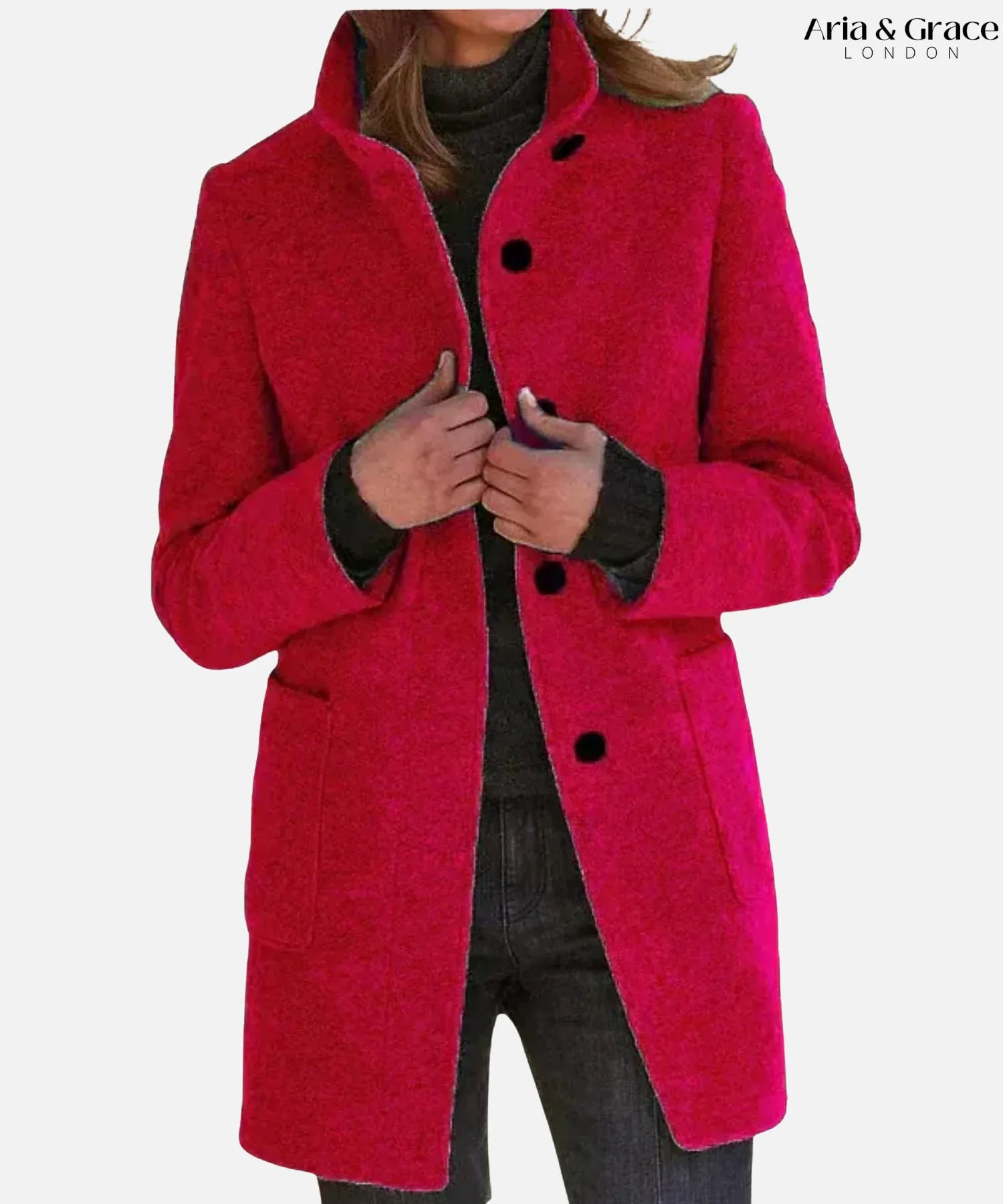 Zimfira - Long Sleeve Windbreaker Coat