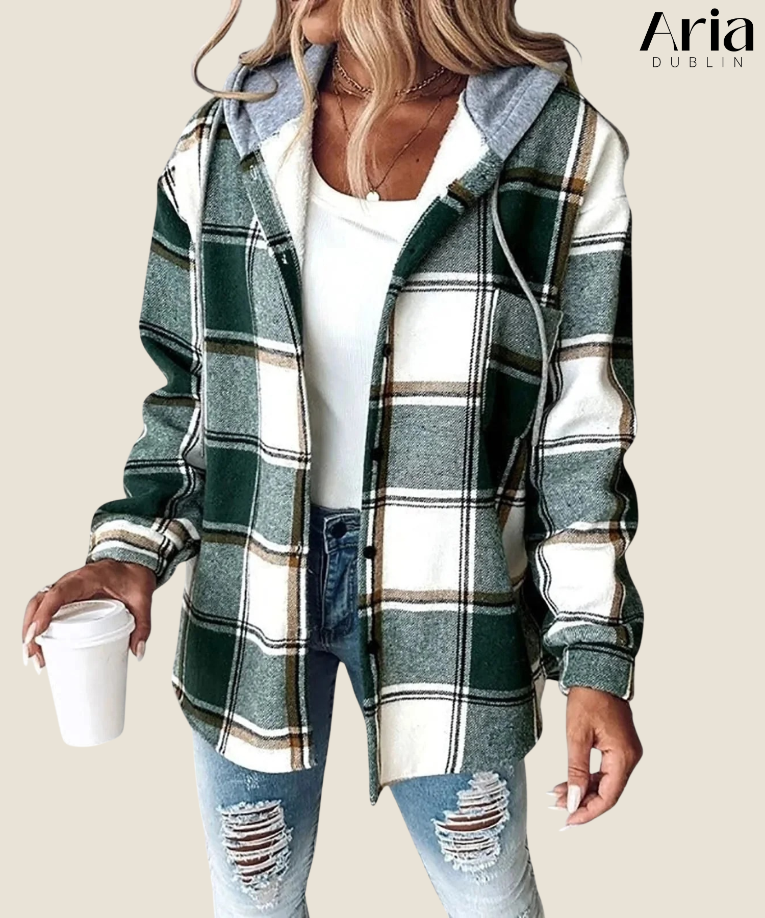 Martina | Women's Mesh Button Placket Jacket