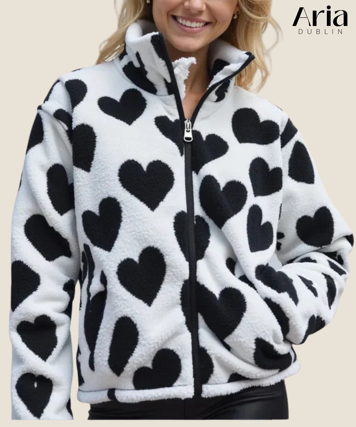 Evelyn | Reversible Hearts Jacket