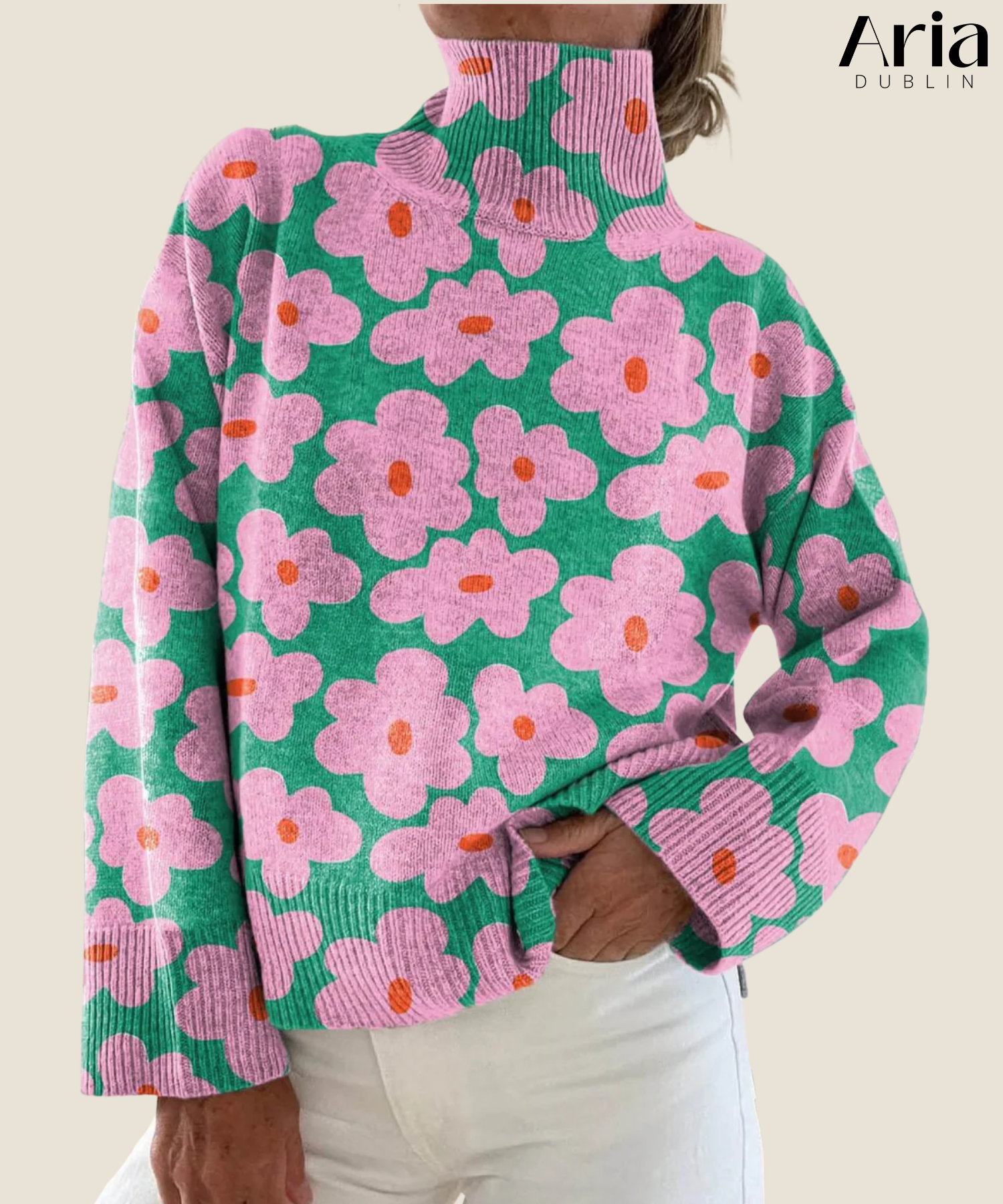 Aspen | Floral Knit Sweater