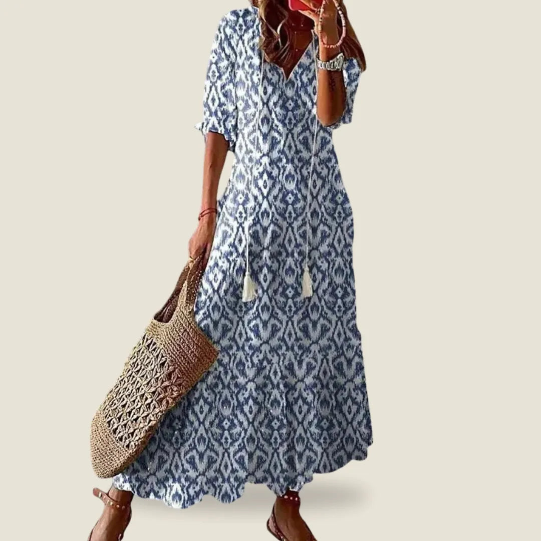 Amalia | Boho Vintage Summer Maxi Dress
