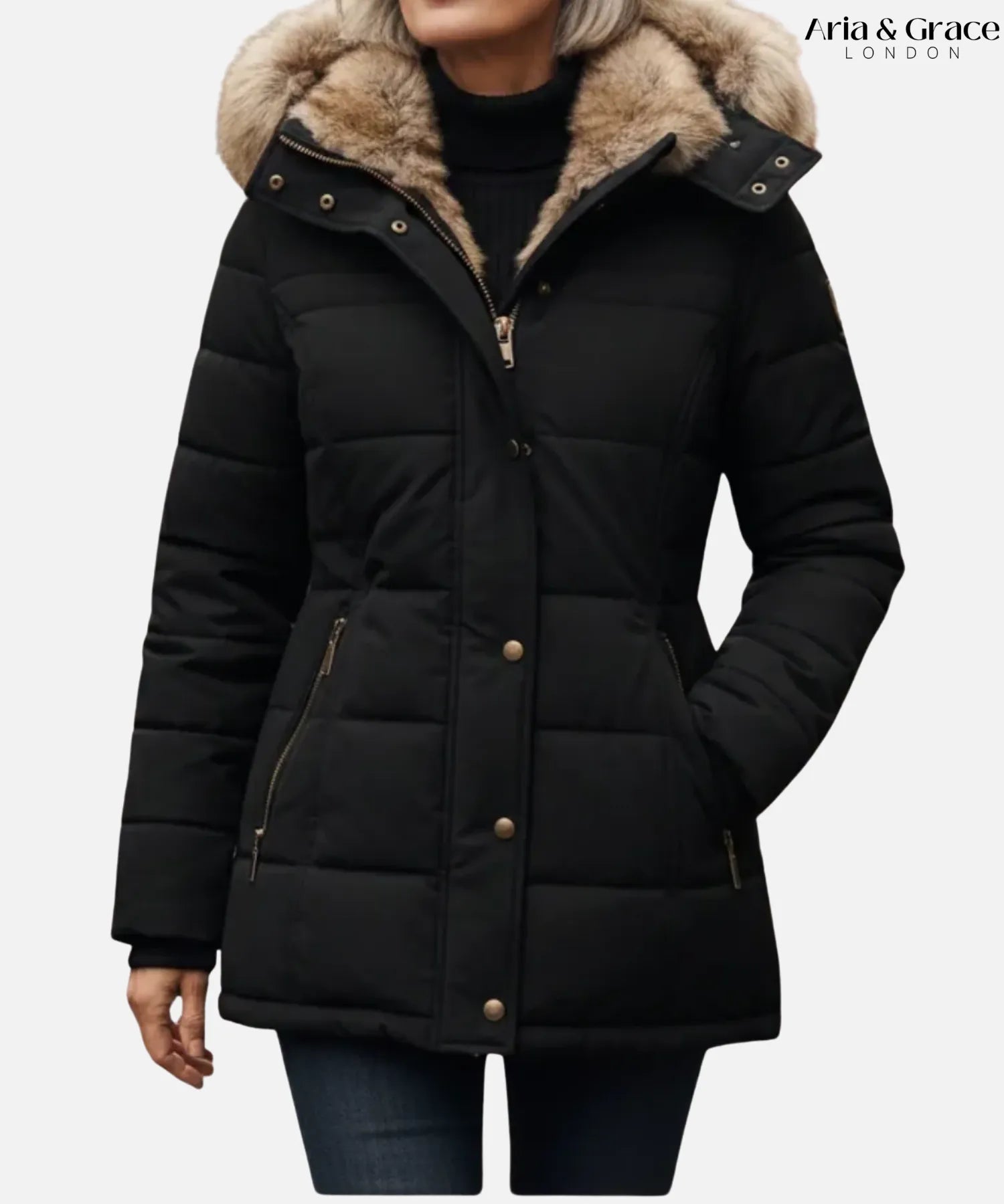Anna | Fur-Lined Winter Coat