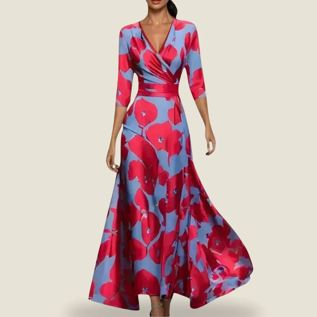 Isla | Elegant Floral Dress