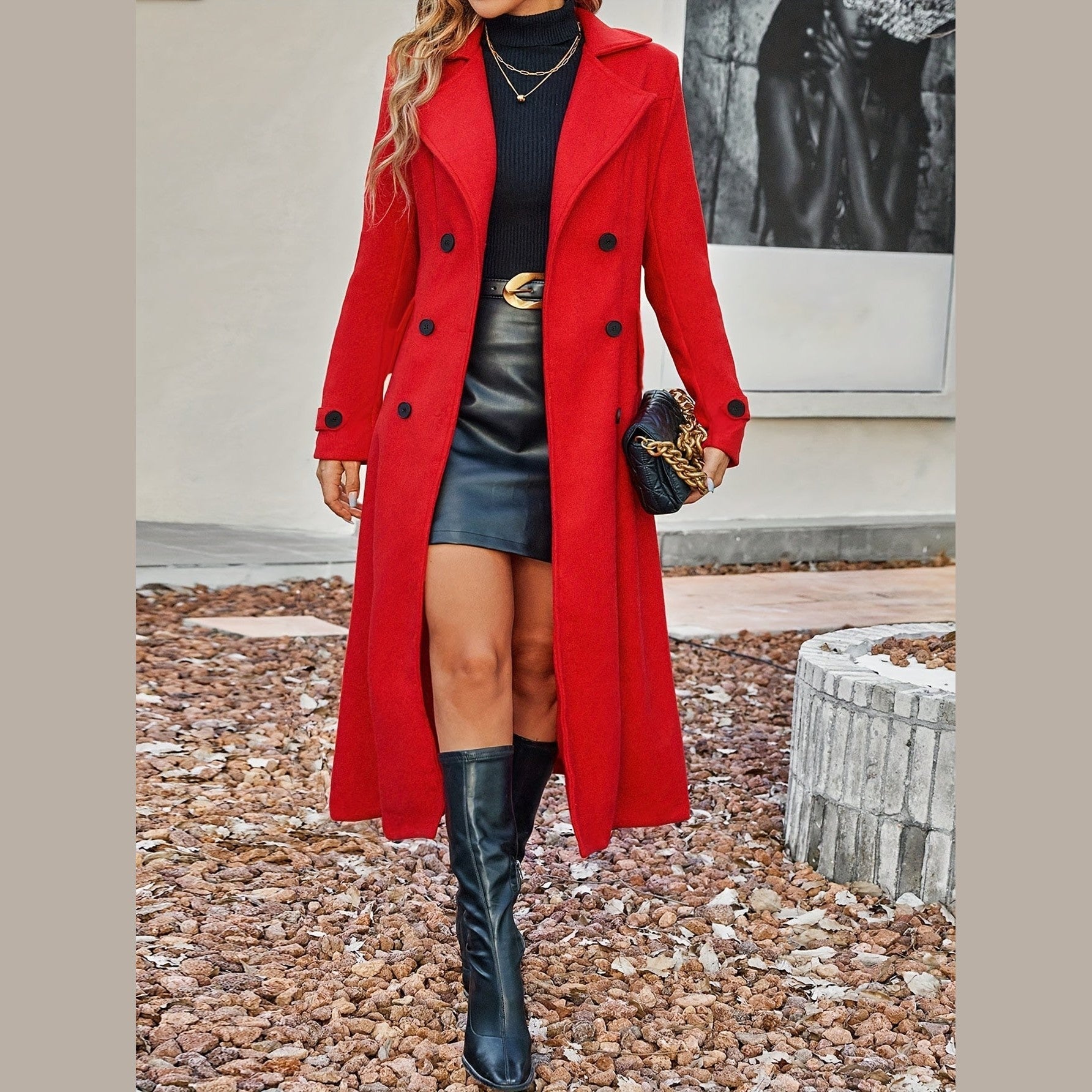 Adriana | Timeless Double-Breasted Winter Coat