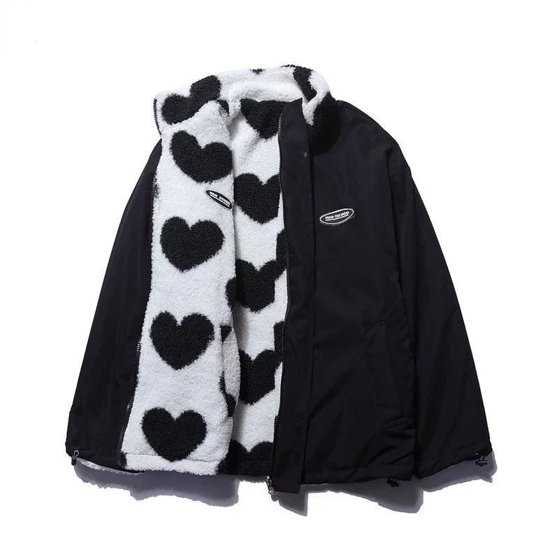 Evelyn | Reversible Hearts Jacket