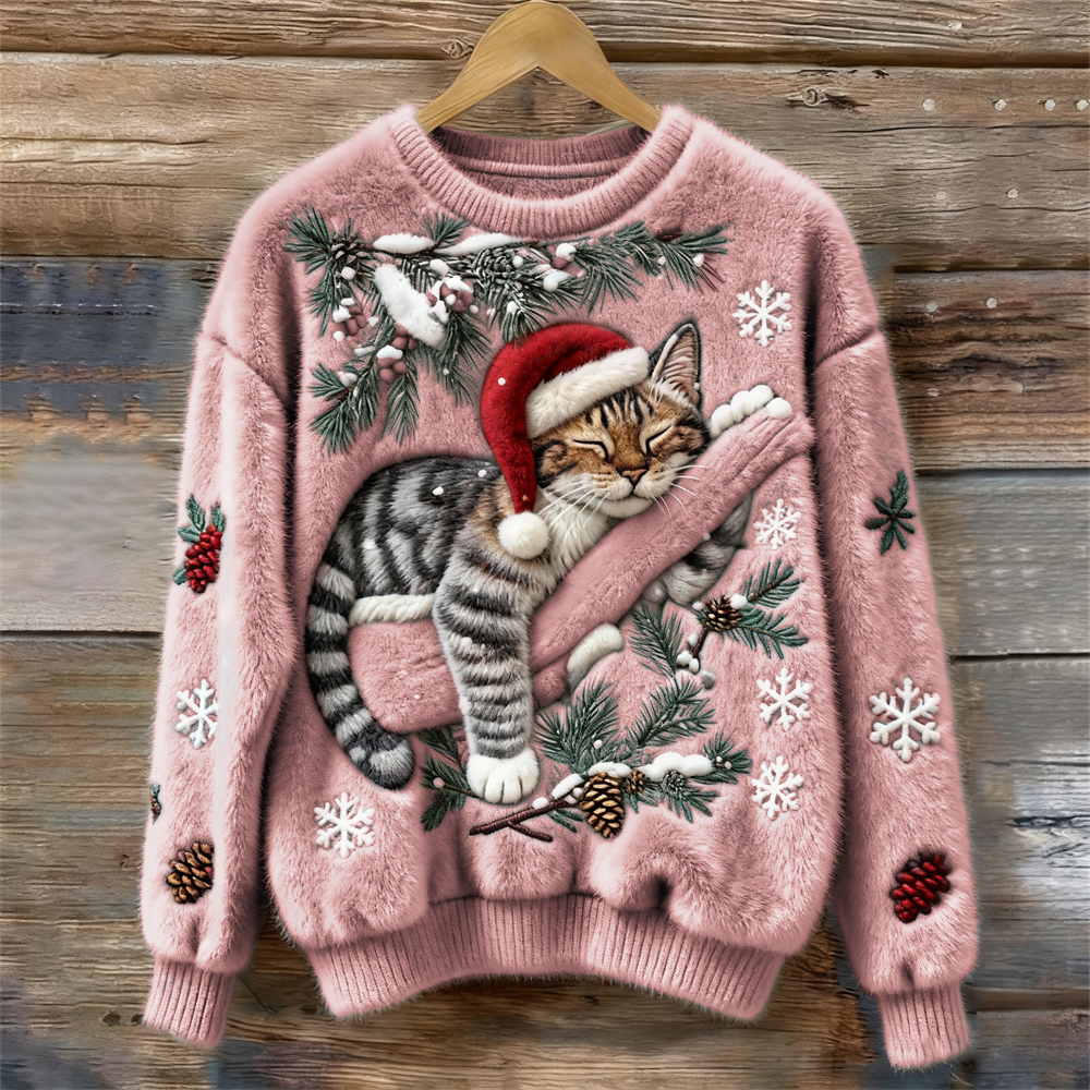 Christmas Cat Sweater