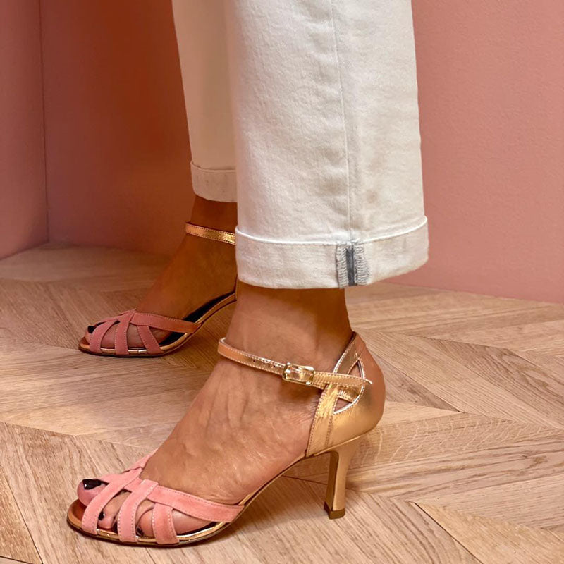 Nadine | Heeled Sandals with Open Toes