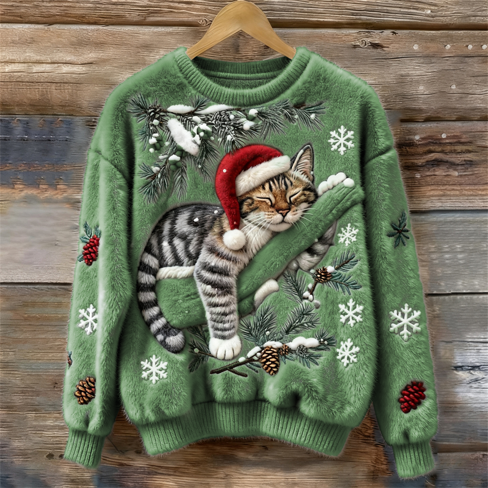 Christmas Cat Sweater