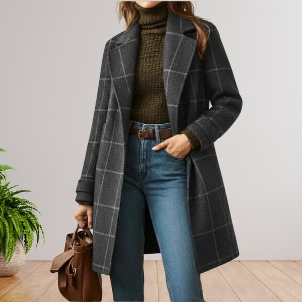 Luxury Retro Tweed Coat